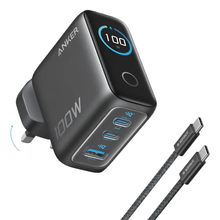 Anker 100W PD GaN Fast Charger with 3-Port (B121B)