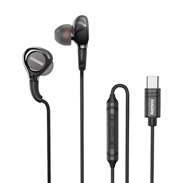 Remax RM-655a Type-C Metal Wired Earphones