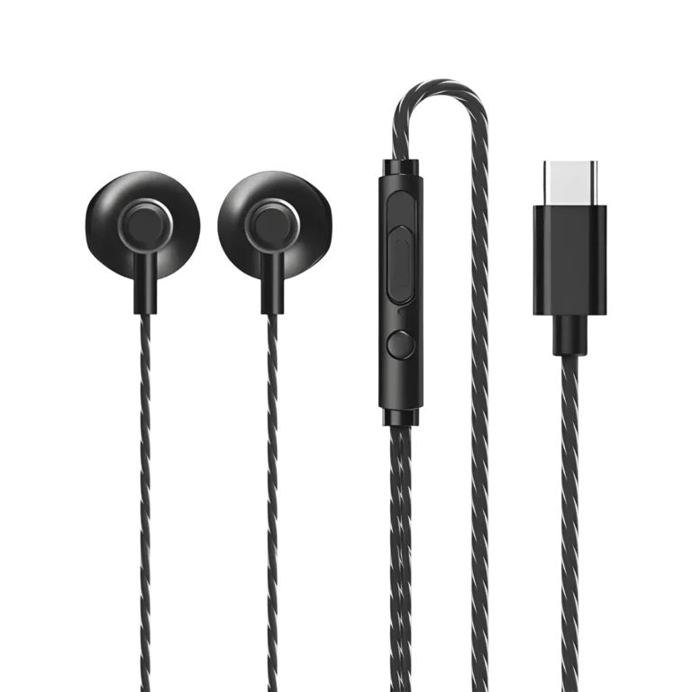 Remax RM-711A Type-C Wired Earphones in Black