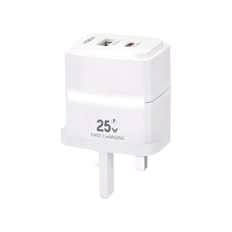 Moxom MX-HC333 25W USB-C & USB-A Fast Charger