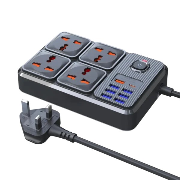 Moxom MX-ST15 2500W Power Strip Black