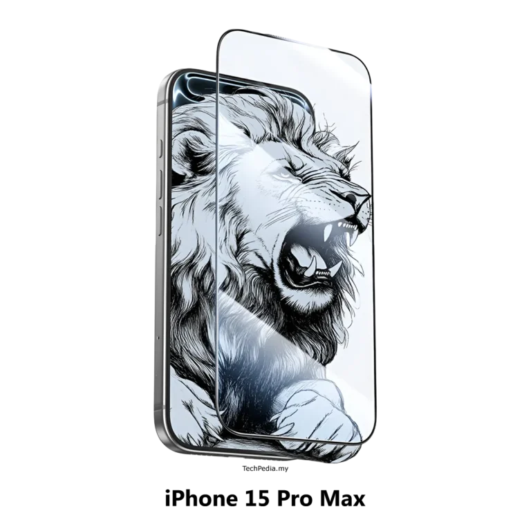 Remax GL-90 iPhone 15 Pro Max 9D Full HD Tempered Glass