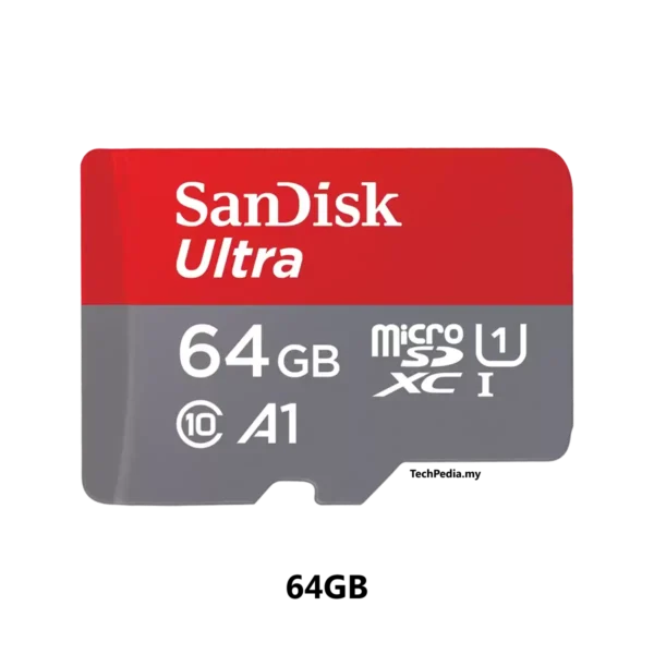 SanDisk Ultra 64GB MicroSD Memory Card with 140MB:s Speed