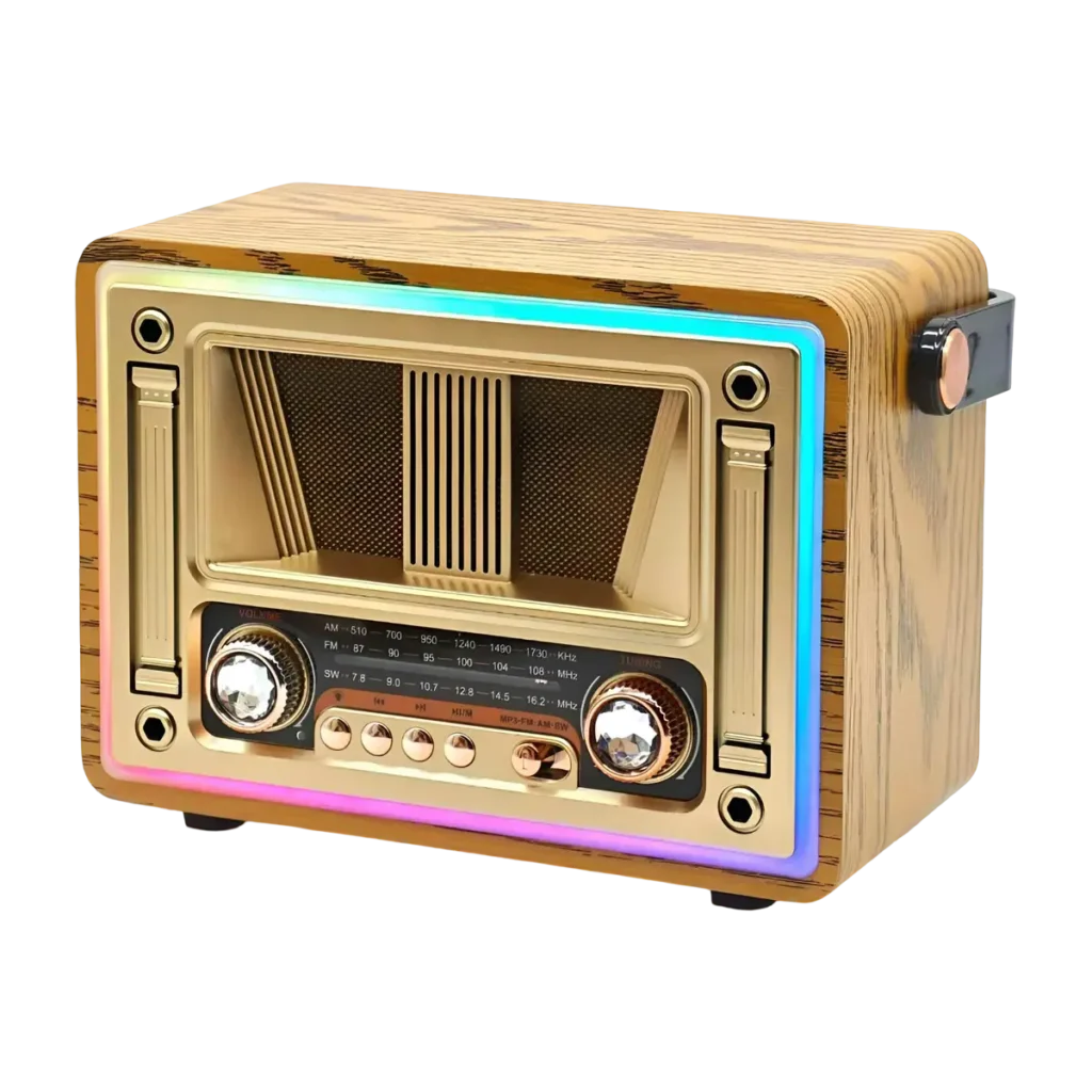 FEEXOT FX-2530B Vintage Wooden Wireless Radio